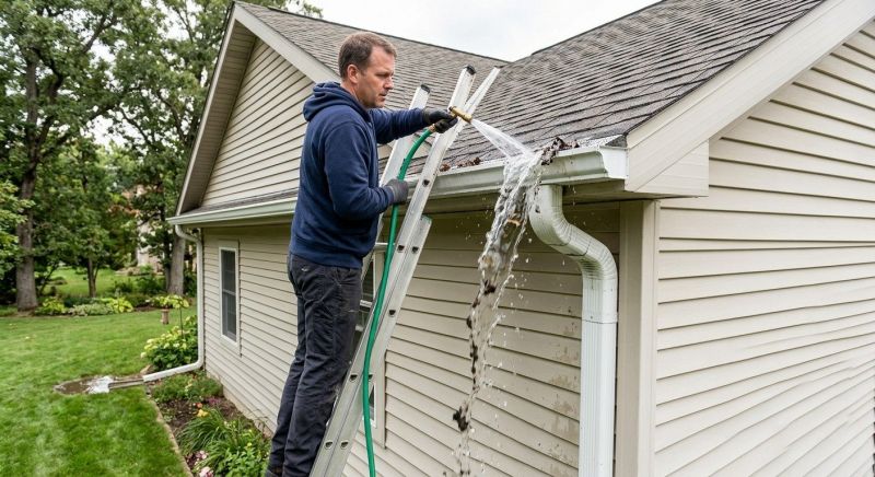 Downspout Cleaning in Frederick, MD