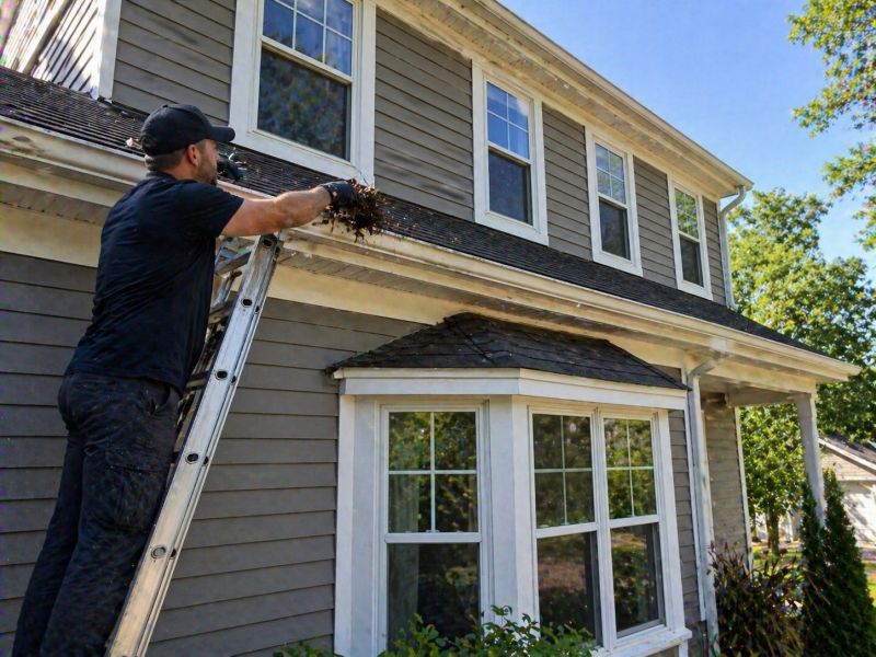 Gutter Blockage Removal in Rochester, NY